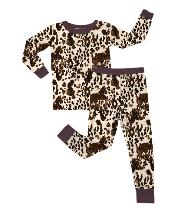 RUSTY COWHIDE | Two-Piece Pajama Set