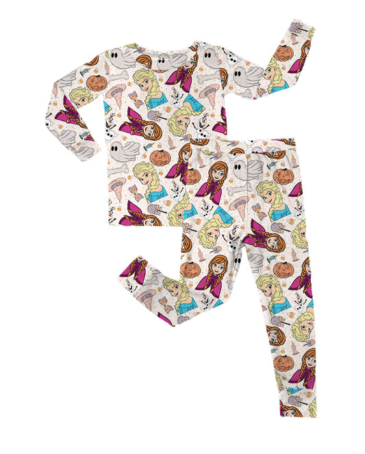 SPOOKY BAMBOOOO | LET IT GHOUL - TWO-PIECE *LONG* SLEEVE PAJAMA SET