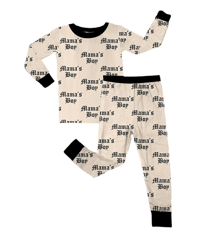 LOVE YOU MORE BAMBOO PREORDER | MAMA'S BOY - TWO PIECE PAJAMA SET