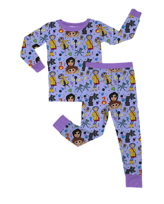 SPOOKY BAMBOOOO | OTHER MOTHER - TWO-PIECE *LONG* SLEEVE PAJAMA SET