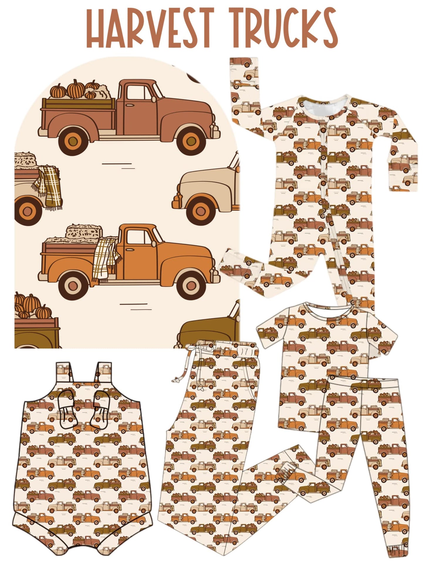 HARVEST TRUCKS | Knotted Overall Set