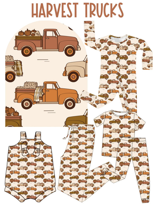 HARVEST TRUCKS | Bamboo Bib