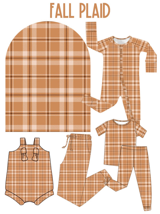 FALL PLAID | Bamboo Bib