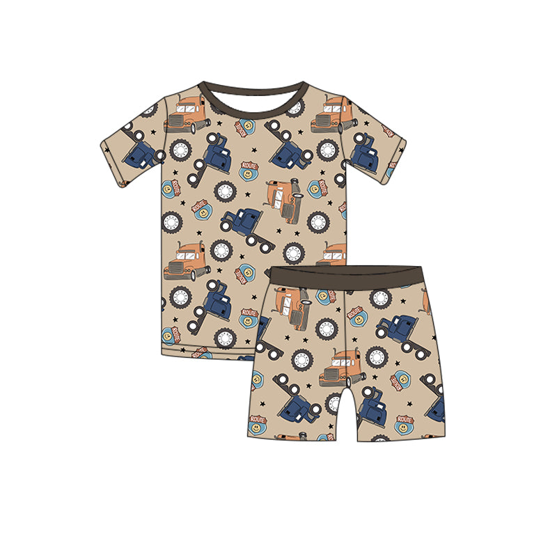 THINGS THAT GO | Short Sleeve Pajama Set [PREORDER- ships April]