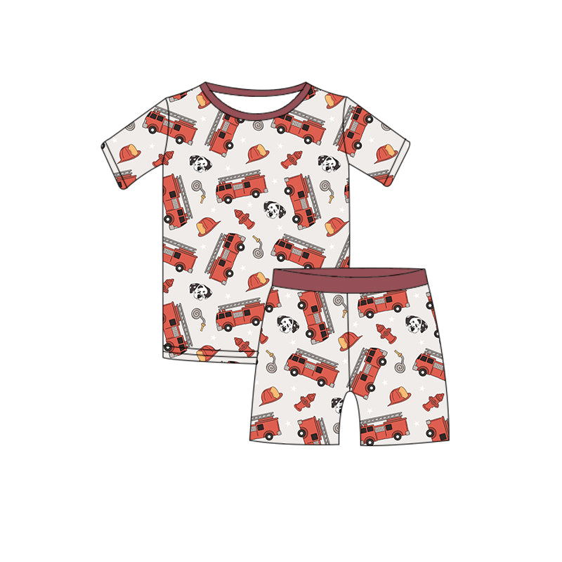 THINGS THAT GO | Short Sleeve Pajama Set [PREORDER- ships April]