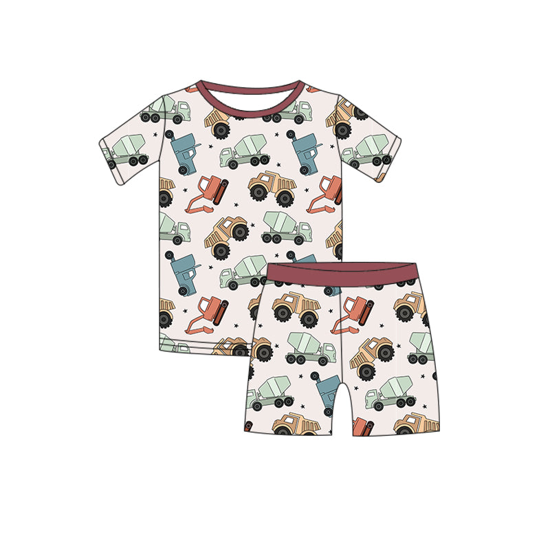 THINGS THAT GO | Short Sleeve Pajama Set [PREORDER- ships April]