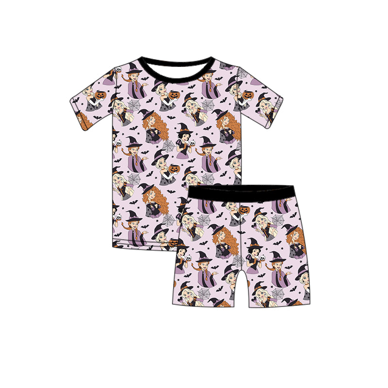 SPOOKY BAMBOOOO | WICKED WITCHES - TWO-PIECE *SHORT* SLEEVE PAJAMA SET