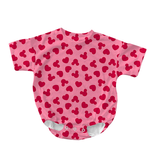 LOVE YOU MORE BAMBOO PREORDER | MOUSE LOVE - BUBBLE ROMPER