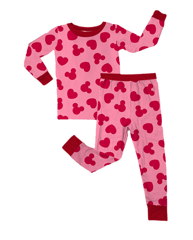 LOVE YOU MORE BAMBOO PREORDER | MOUSE LOVE - TWO PIECE PAJAMA SET