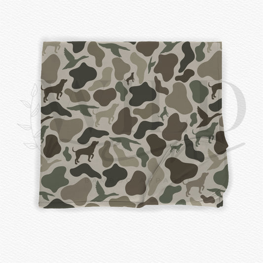 CAMO DOGS | 50X50" Double-Layer Blanket